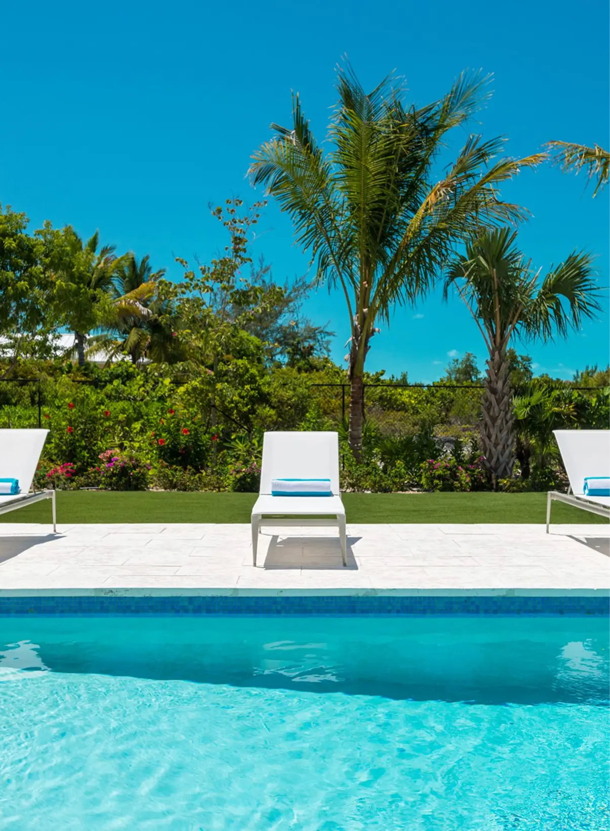 turquoise furniture accent inside a house